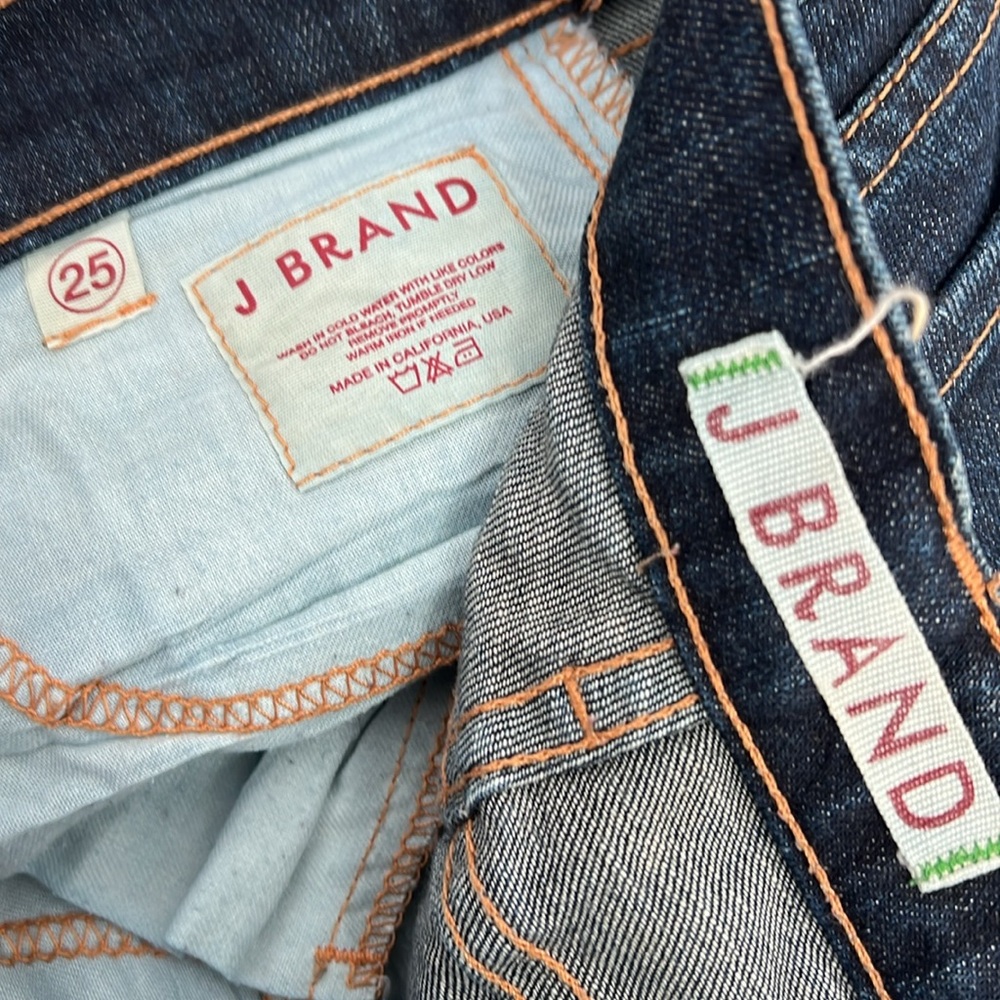 J‎ Brand Mid Rise Straight Leg Jeans Women’s Size 25